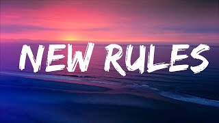 Dua Lipa - New Rules (Lyrics) Lyrics Video