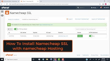 How To Install Namecheap SSL with namecheap Hosting