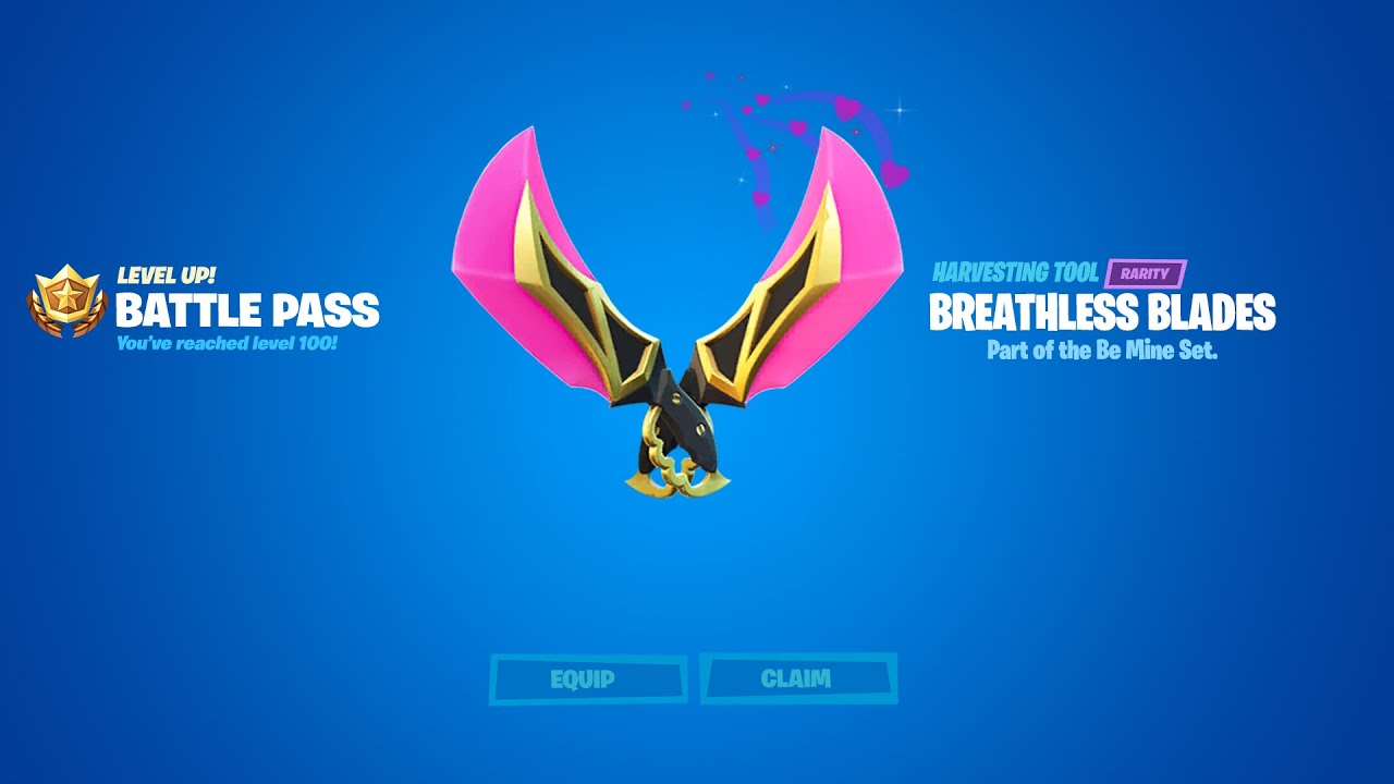 HOW TO GET THE BREATHLESS BLADES PICKAXE IN FORTNITE!