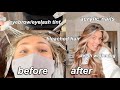 GLOWING UP for vacation | going BLONDE for no reason (EXTREME TRANSFORMATION)