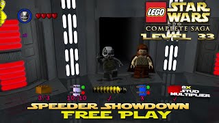 Lego Star Wars TCS: Ep 6 Chap 3 / Speeder Showdown FREE PLAY (All Collectibles) - HTG