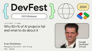 Famous Evan Shellshear Why 80+% of AI projects fail and what to do about it Profile