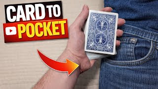 This Card TELEPORTS Into My Pocket || Easy Card Trick Tutorial