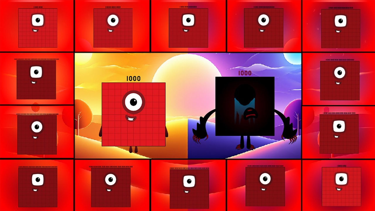 Ultimate Battle Giant Uncannyblocks Band But Numberblocks Band 1K-1M But Normies