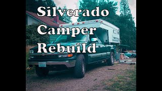 Rotted truck camper rebuild