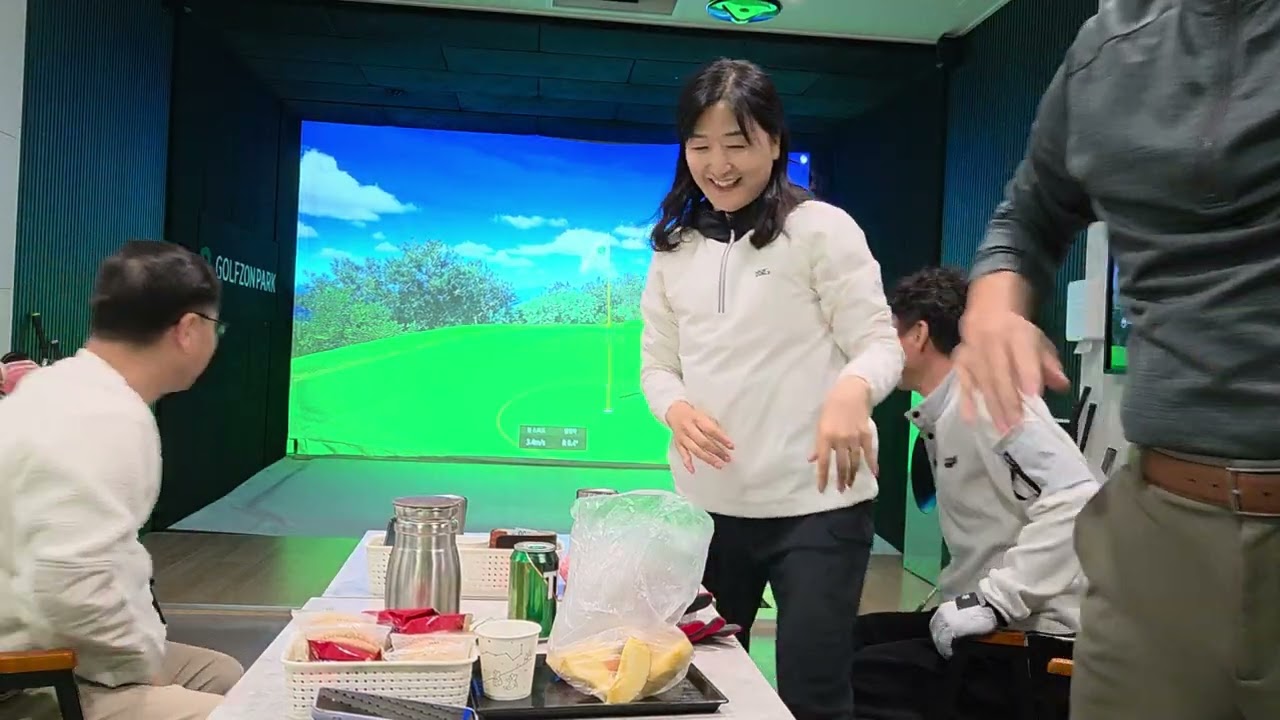 #명랑가족골프/#스크린골프대회/#팀전 우승팀~~