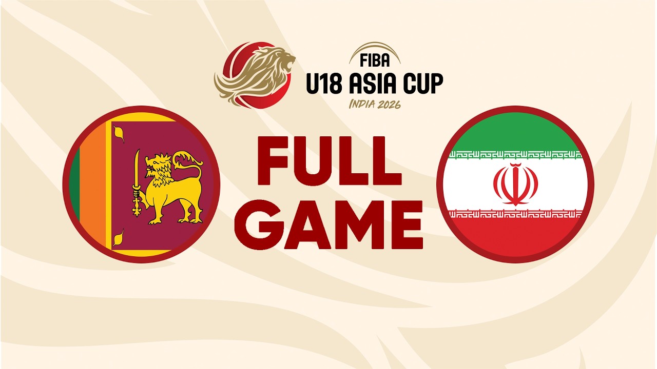 Group Phase | Sri Lanka v Iran | Full Basketball Game |  FIBA U18 Asia Cup 2026