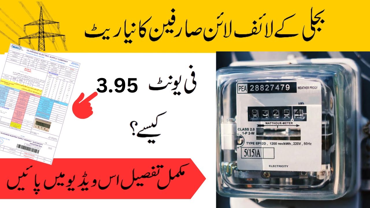 Protected lifeline electric consumers Definition Tariff IESCO