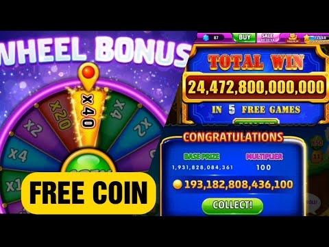 #freecoin HOW I GET FREE COIN IN JACKPOT WORLD