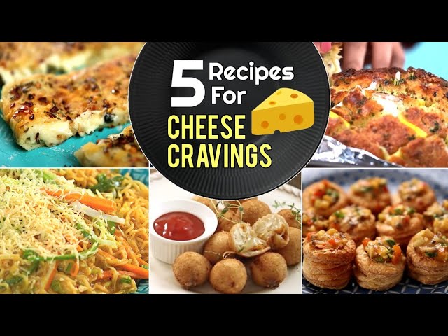 5 Recipes To Satisfy Your Cheese Cravings | Pull-Apart Cheesy Garlic Bread | Schezwan Cheese Maggi | Rajshri Food