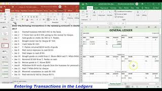 CSEC Principles of Accounts: Ledgers and Trial Balance