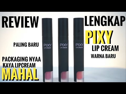 PIXY Lip Cream No. 7 - 12 | Review & Swatches | Laras Sita Faza. 