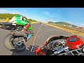 Yamaha R6 Chasing ZX6R And CBR 600 RR | Pure Sound