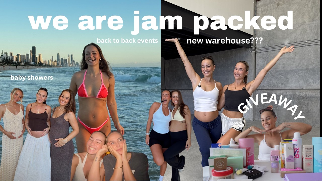 week in my life as an influencer + 22 weeks pregnant ✨ new warehouse, events and 10k GIVEAWAY