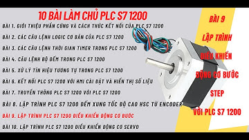 [ S7 1200] Bài 9: Lập trình motor step
