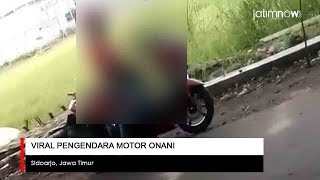 Viral Video Pengendara Motor Onani