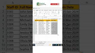 One Excel Trick Everyone Should Know! 📊 Date Formatting #excel2021 #excel #spreadsheetmagic