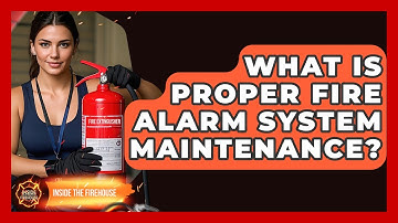 What Is Proper Fire Alarm System Maintenance? - Inside the Firehouse
