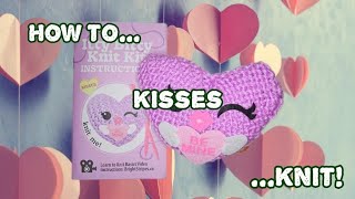 Five Below | Itty Bitty Knit Kit | Knit Kit | Kisses | How to
