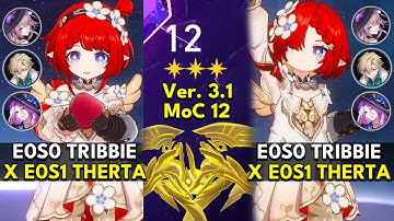 E0S0 Tribbie x The Herta | Memory of Chaos Floor 12 3 Stars | Honkai: Star Rail 3.1