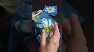 Make beautifully decorated eggs with colourful patterns & designs using just napkins & an egg white