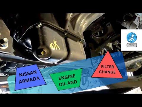 Nissan Armada Engine Oil/Filter Change - YouTube