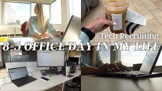 REALISTIC 8-5 OFFICE DAY IN MY LIFE: busy day as a technical recruiter in consulting