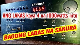 Grabe Pala Ang Lakas Ng Bagong Sakura Amplifier Ngayon  Tortured Sound Check Sakura Av735ub
