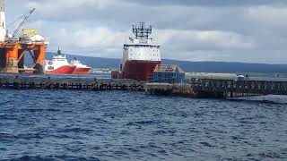 Anchor Handler Off Cromarty Harbour