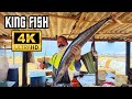 Amazing seer fish king fish cutting skills by local fish cutter