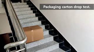Eazao production | Packaging carton drop test
