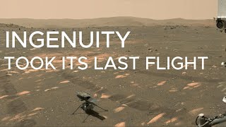 Mars helicopter Ingenuity took its final flight, suffered rotor blade damage!