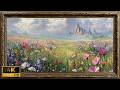 Fantasy Castle Meadow Screensaver | 2 Hour 4K Impressionist Oil Painting Ambient Art for Frame TV