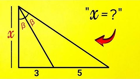 A Nice Geometry Problem – How to Find the Value Of "X"