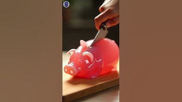 Asmr gelatinous pig Cutting Ai Video | #pig  #asmr #satisfying #viral