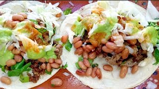 TACOS DE BISTEC CON EL MEJOR MARINADO PARA SUAVIZAR LA CARNE