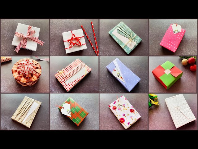 12 Elegant Gift Wrapping Ideas, DIY Gift Packing Ideas for Christmas