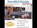 Beautiful sunday  daniel boone guitar chords w lyrics  strumming tutorial