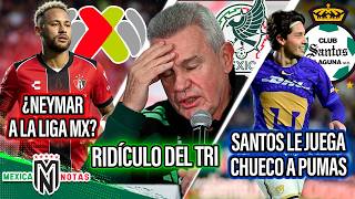 ¿Neymar cerca de la Liga MX? |Ridículo del Tri| Santos le juega chueco a Pumas con Jordan Carrillo