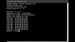Huawei Hg520 Telnet Fakemac Mac2Wepkey