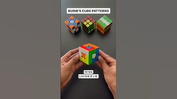 Rubik’s Cube Pattern | TETRIS #shorts #youtubeshorts #rubikscube #viral #trending