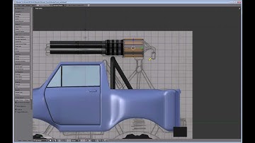 Modeling the Monster Truck - Part 13 (Blender 2.57 tutorial)