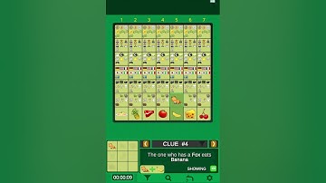 Einstein Riddle Challenge 2/3/21 Hard 1