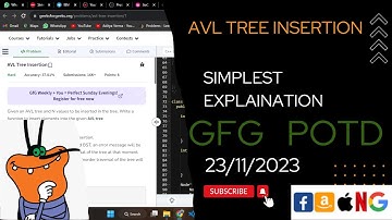 AVL Tree Insertion | gfg potd today | POTD | GFG Problem of the Day | C++ | @CodeThurst
