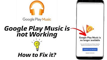 Google Play Music No Longer Available Problem Fix | Why Google Play Music is not Working in Detail