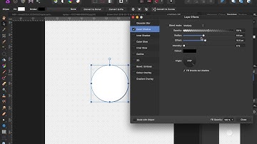 Quick tip: Affinity Photo, create an outer shadow (drop shadow)
