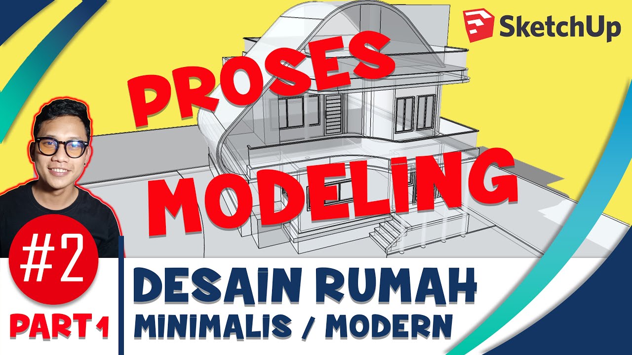 modeling desain  rumah  minimalis sketchup  modeling YouTube