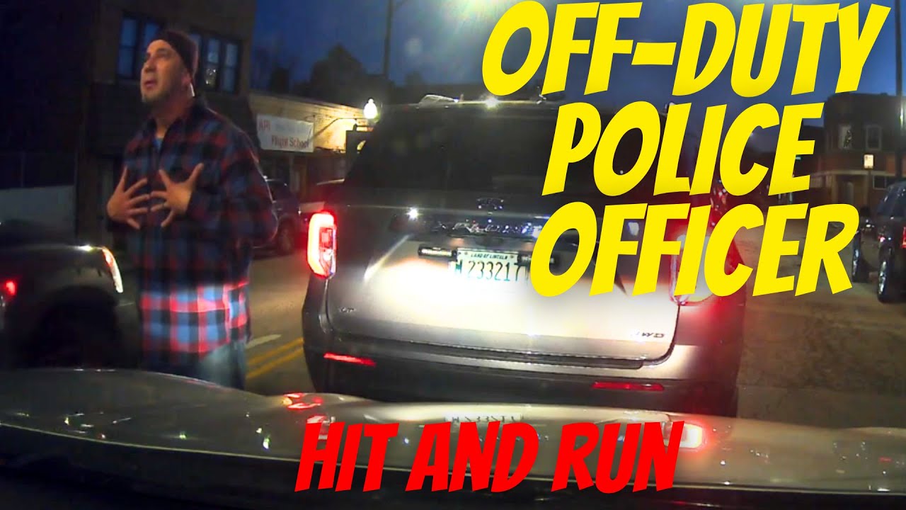 OffDuty Police Officer Hit And Run Bad Drivers & Driving Fails