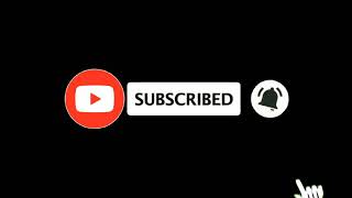 Black screen subscribe button bell icon free download