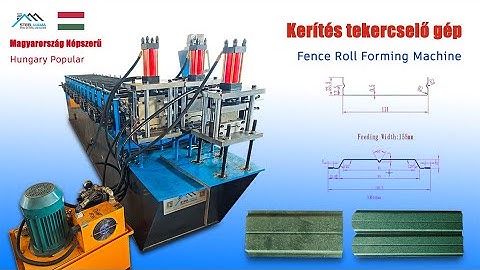 Fence Roll Forming Machine  | fence roll forming machine custom#rollformingmachine #fencemachine